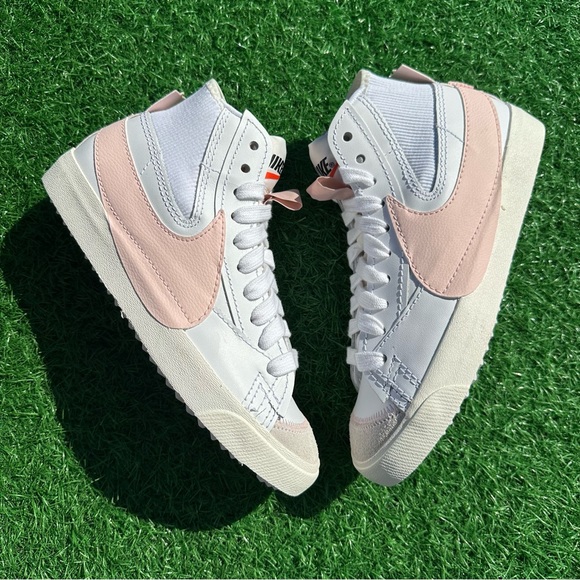 Nike Blazer Mid ‘77 Jumbo White / Atmosphere - Pink Oxford - Picture 8 of 13